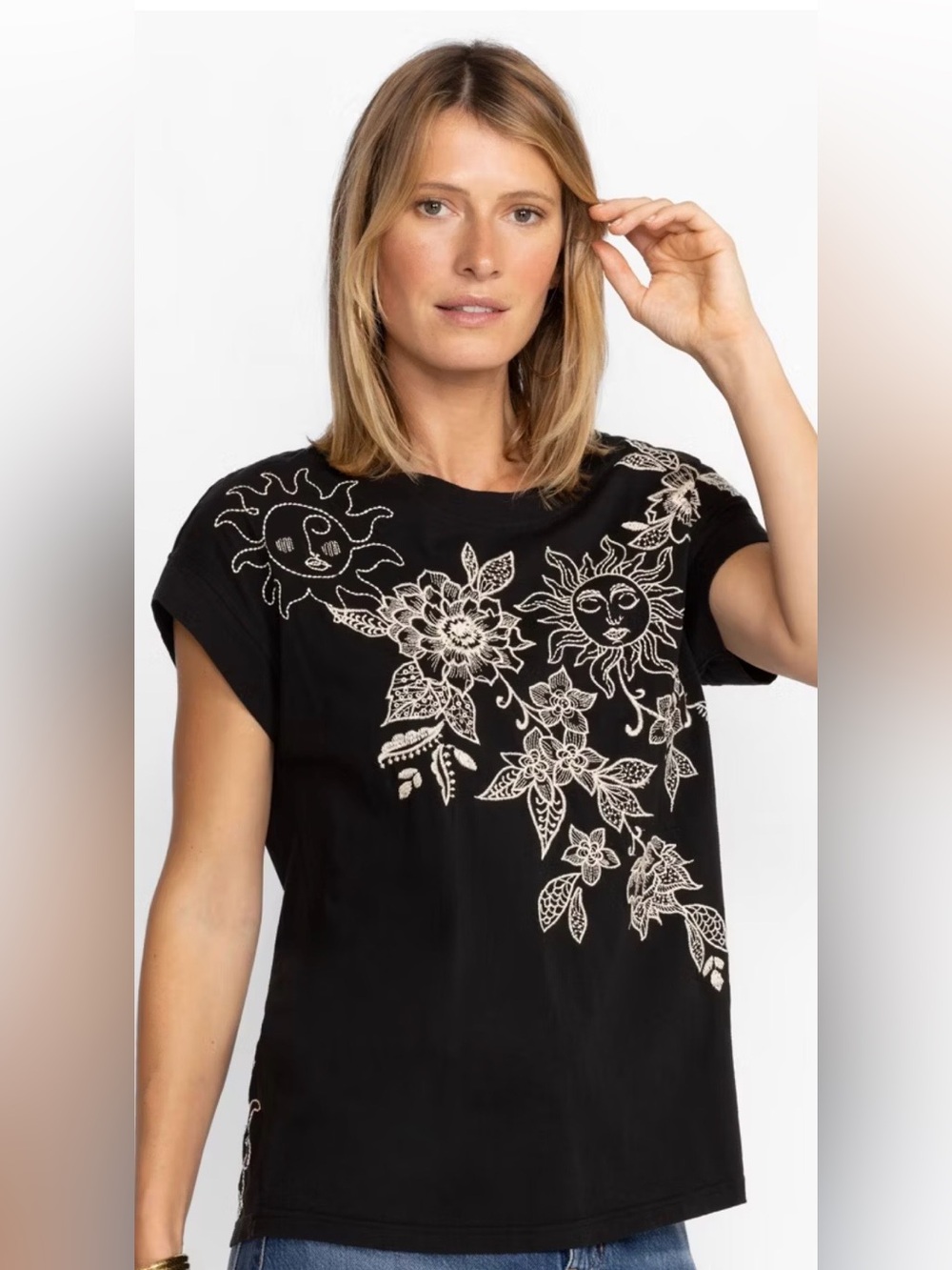 Johnny Was Addison Relaxed Tee